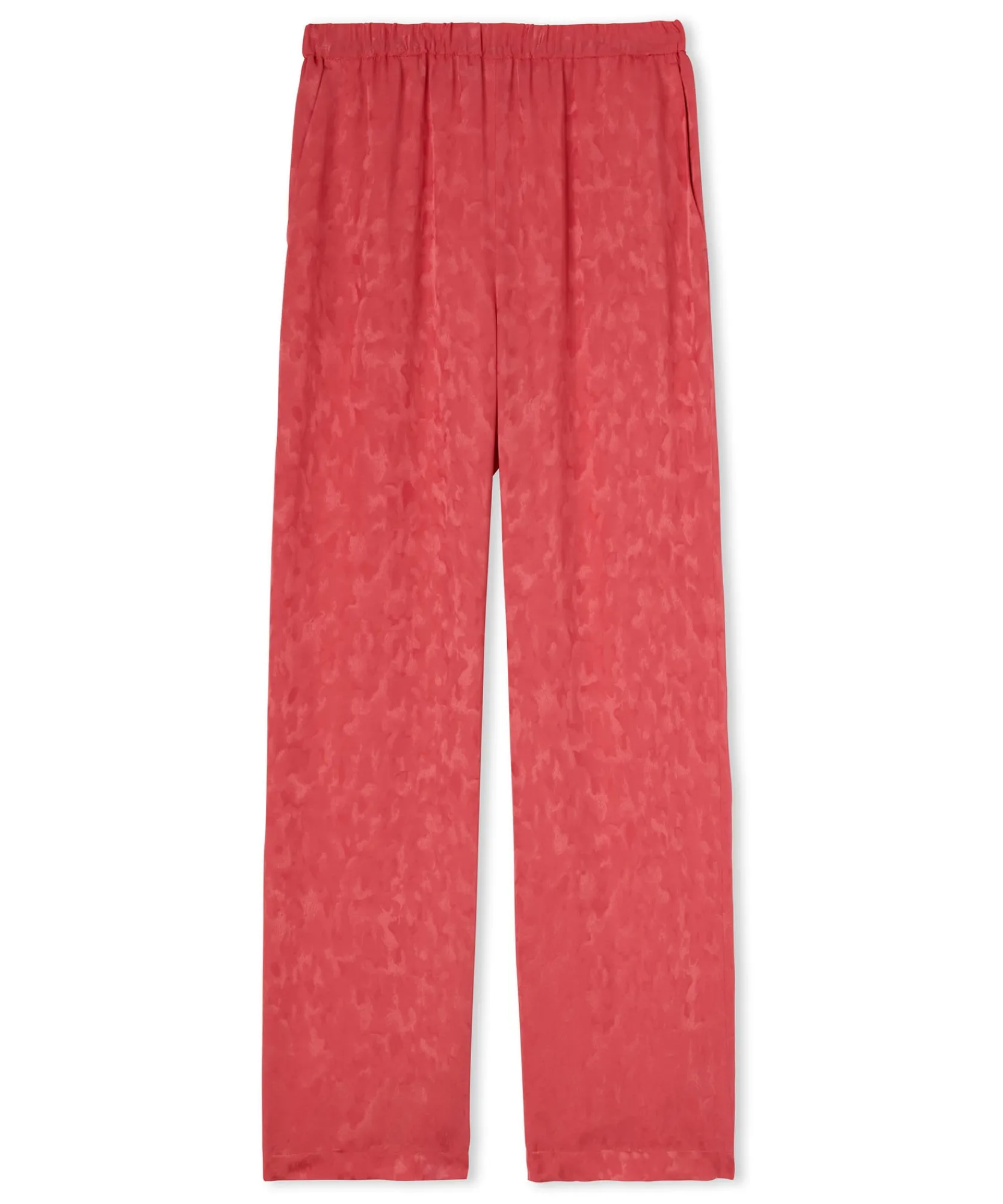 Pantalone Fluido A Gamba Dritta In Viscosa Camo Jaquard^MSGM Cheap