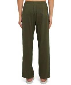 Pantalone Fluido In Viscosa Tinta Unita A Gamba Dritta^MSGM Hot