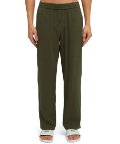 Pantalone Fluido In Viscosa Tinta Unita A Gamba Dritta^MSGM Online