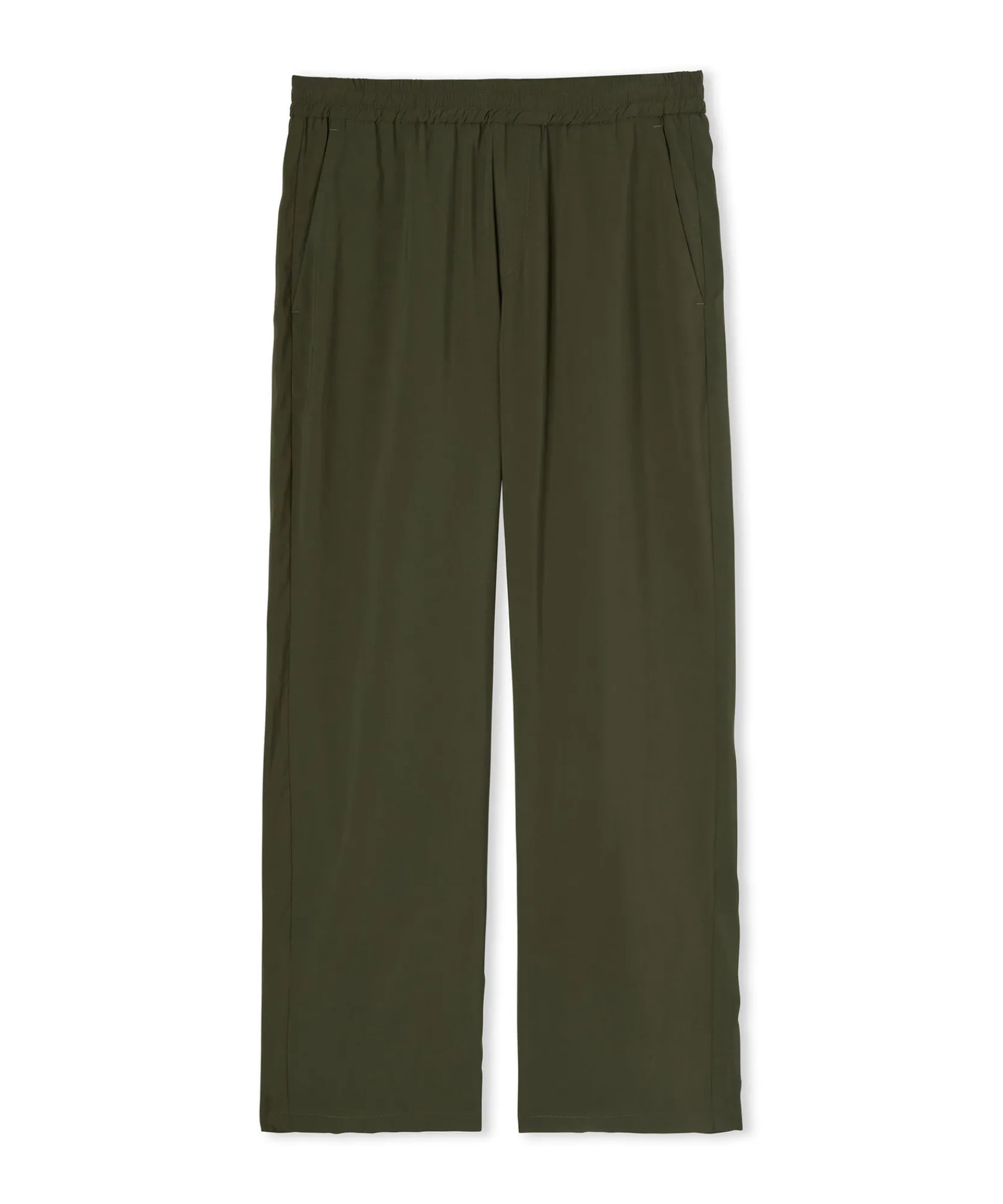 Pantalone Fluido In Viscosa Tinta Unita A Gamba Dritta^MSGM Online