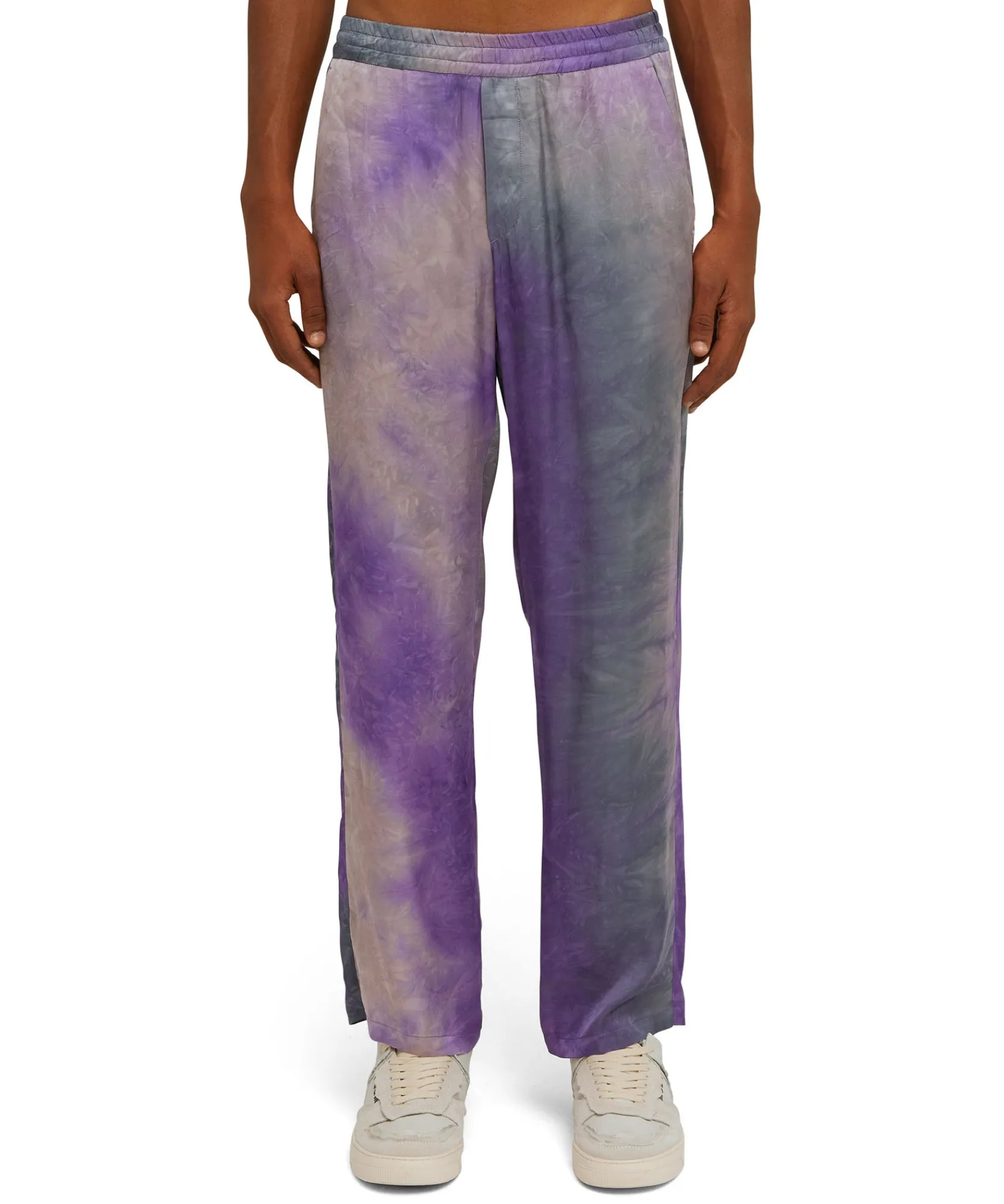 Pantalone Fluido Tie Dye A Gamba Dritta In Viscosa^MSGM Store