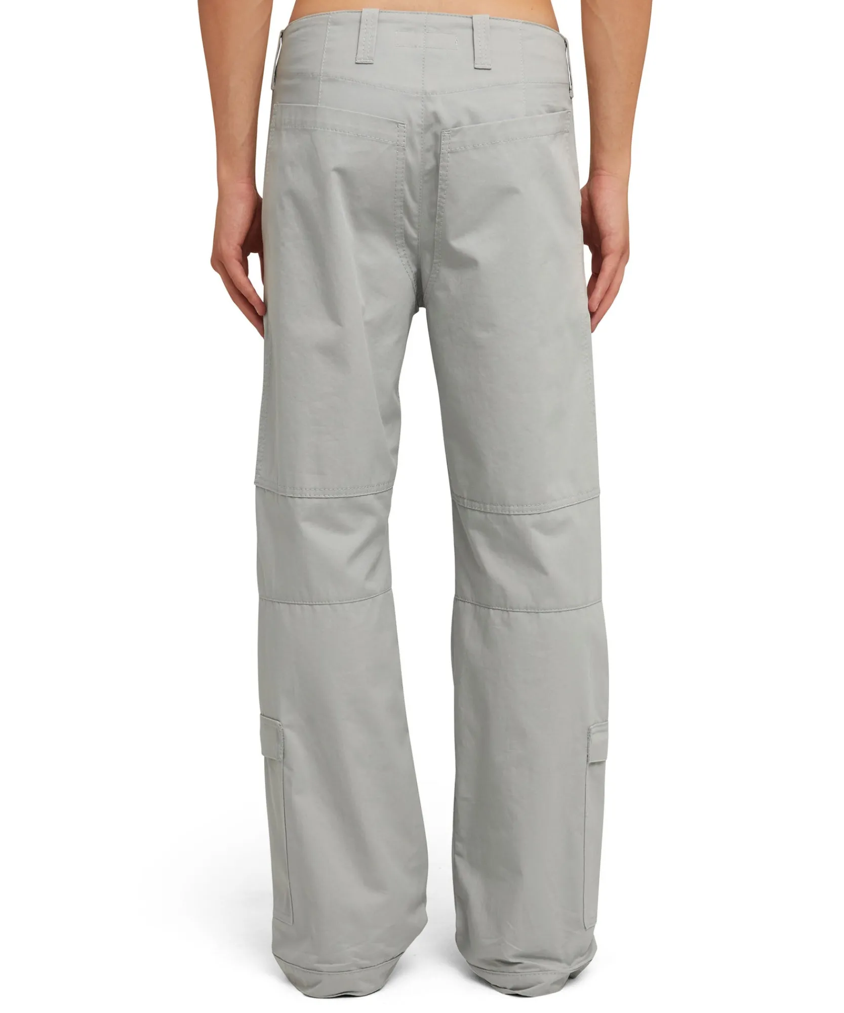Pantalone Worker In Cotone Tinta Unita^MSGM Sale