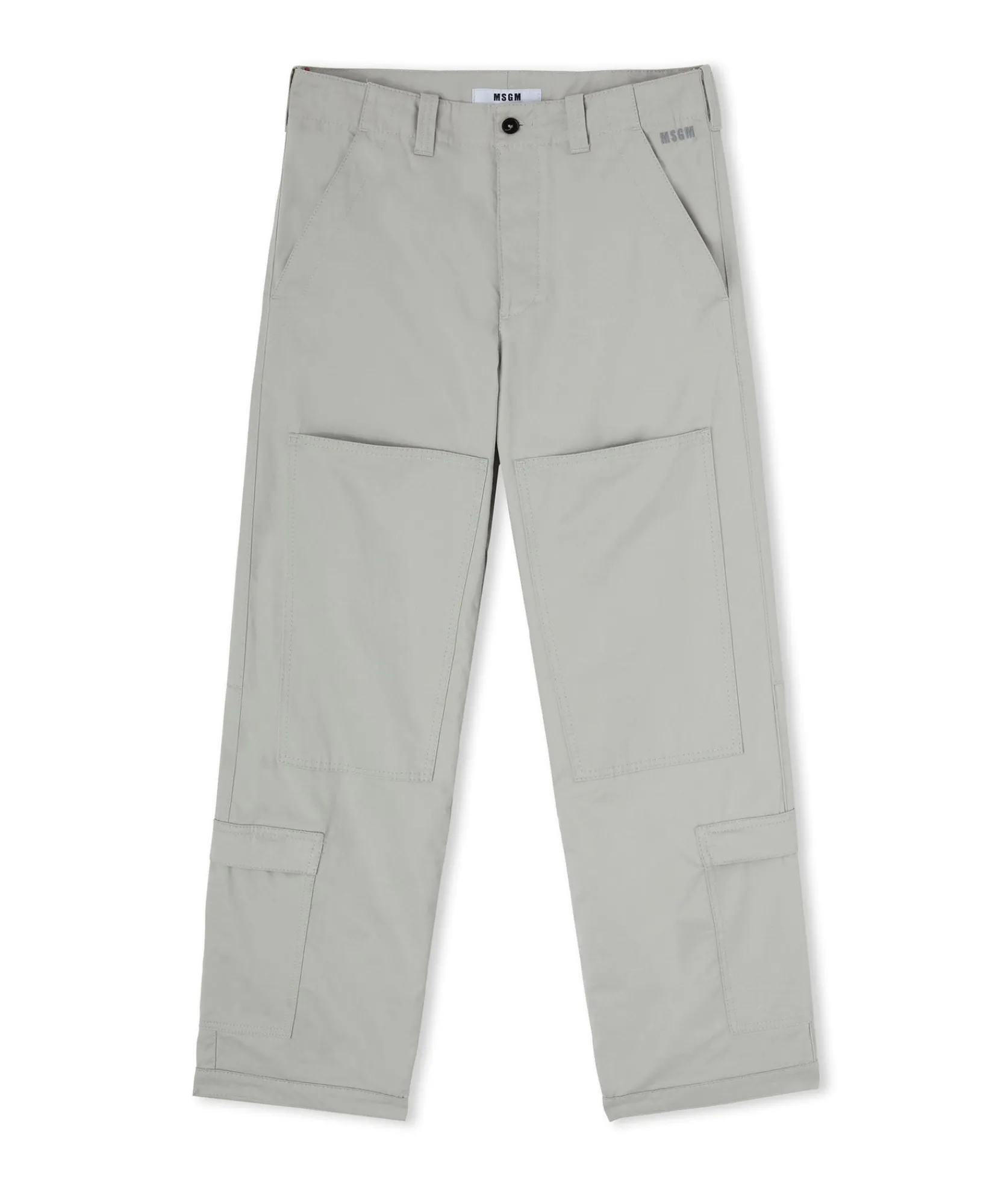 Pantalone Worker In Cotone Tinta Unita^MSGM Sale