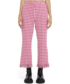 Pantaloni A Gamba Dritta In Pied De Poule^MSGM Cheap