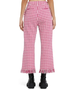 Pantaloni A Gamba Dritta In Pied De Poule^MSGM Cheap
