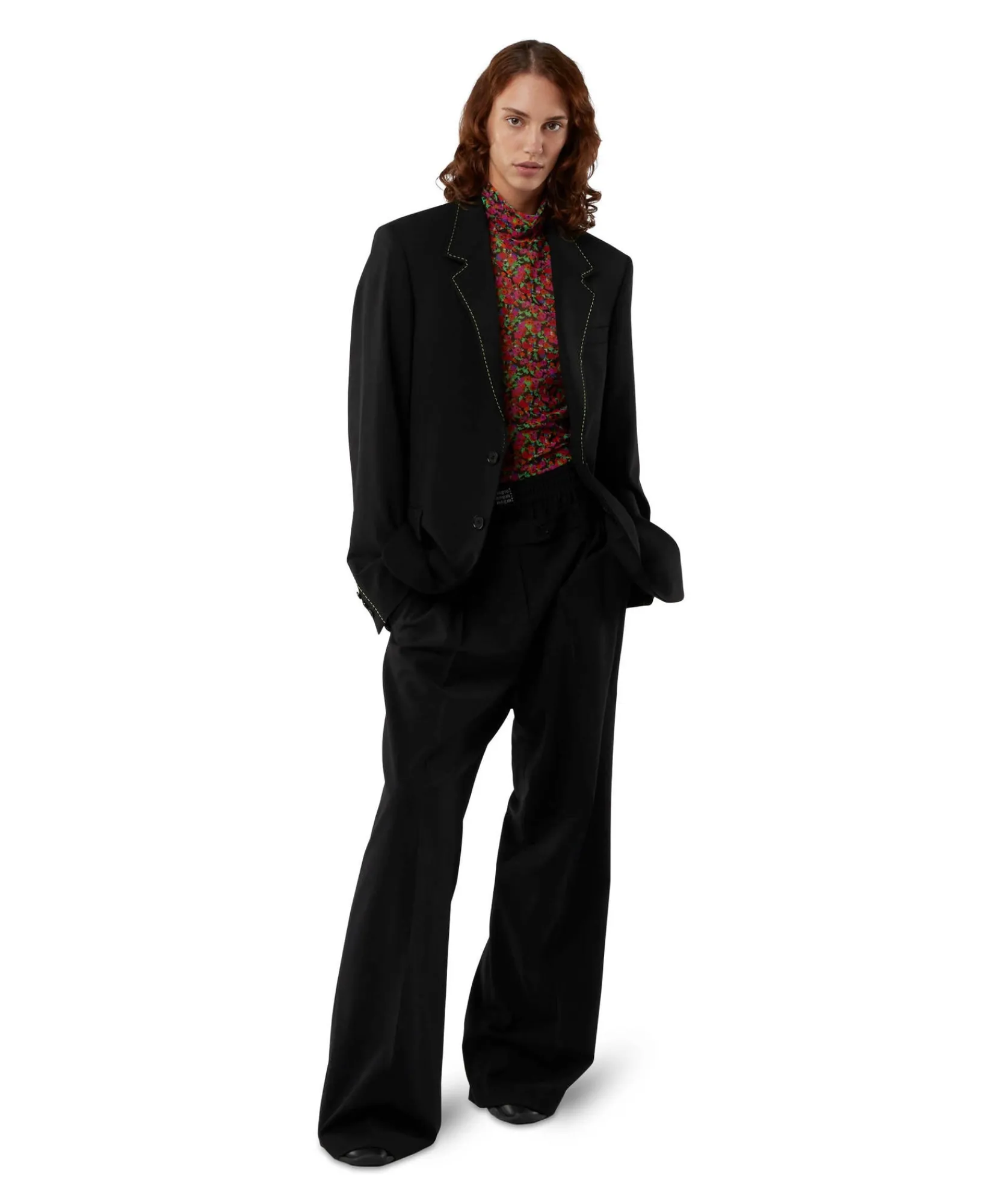 Pantaloni Sartoriale Con Boxer Incorporato In Lana Vergine^MSGM Best