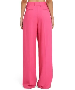 Pantaloni Tailoring A Gamba Dritta In Viscosa Grezza^MSGM Online