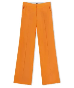 Pantaloni Tailoring A Gamba Dritta In Fresco Lana^MSGM Cheap