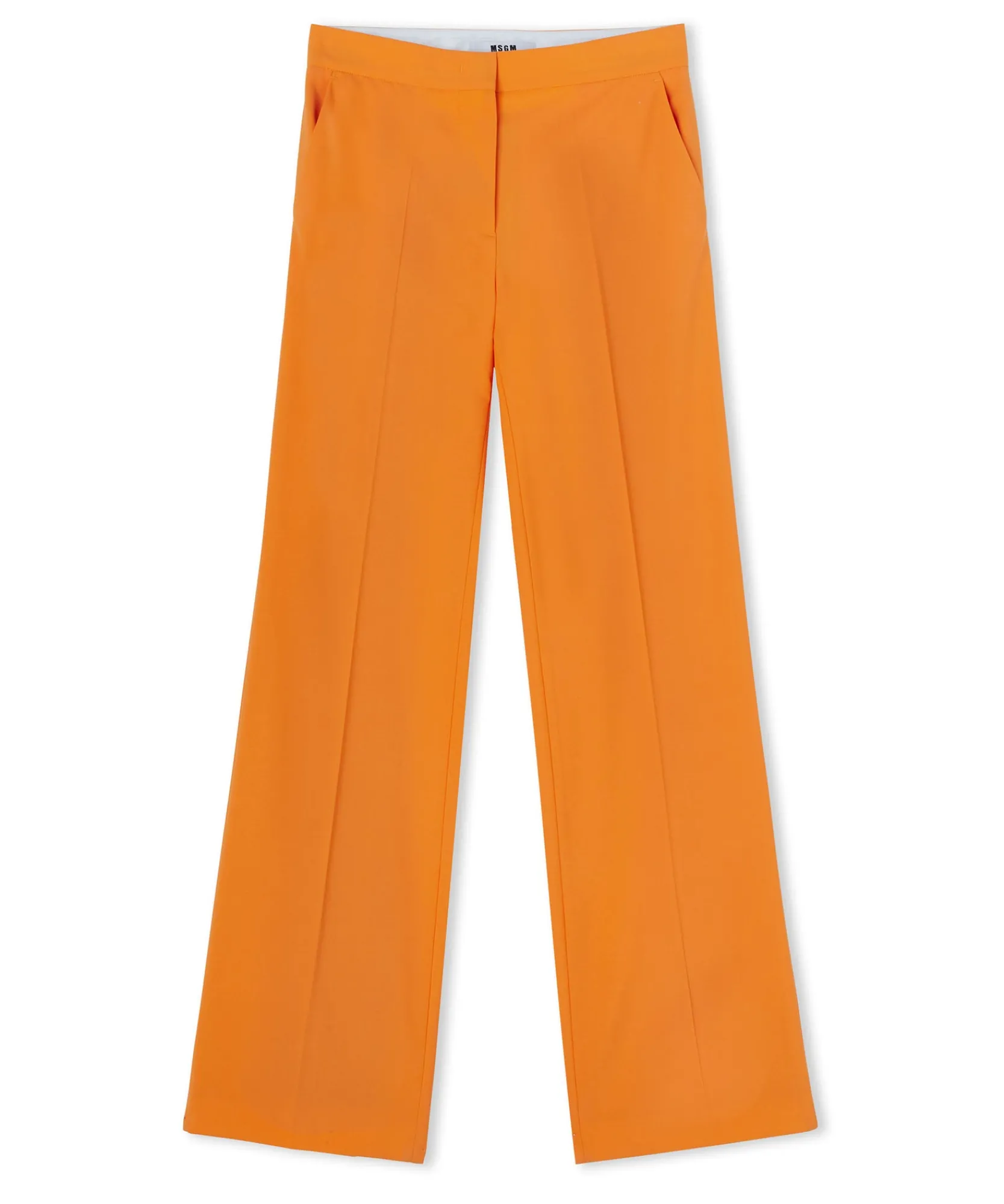 Pantaloni Tailoring A Gamba Dritta In Fresco Lana^MSGM Cheap