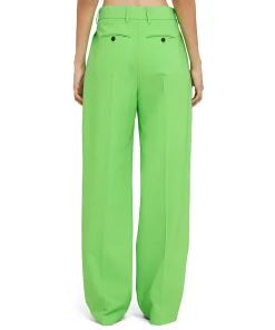 Pantaloni Tailoring A Gamba Dritta In Fresco Lana^MSGM Best