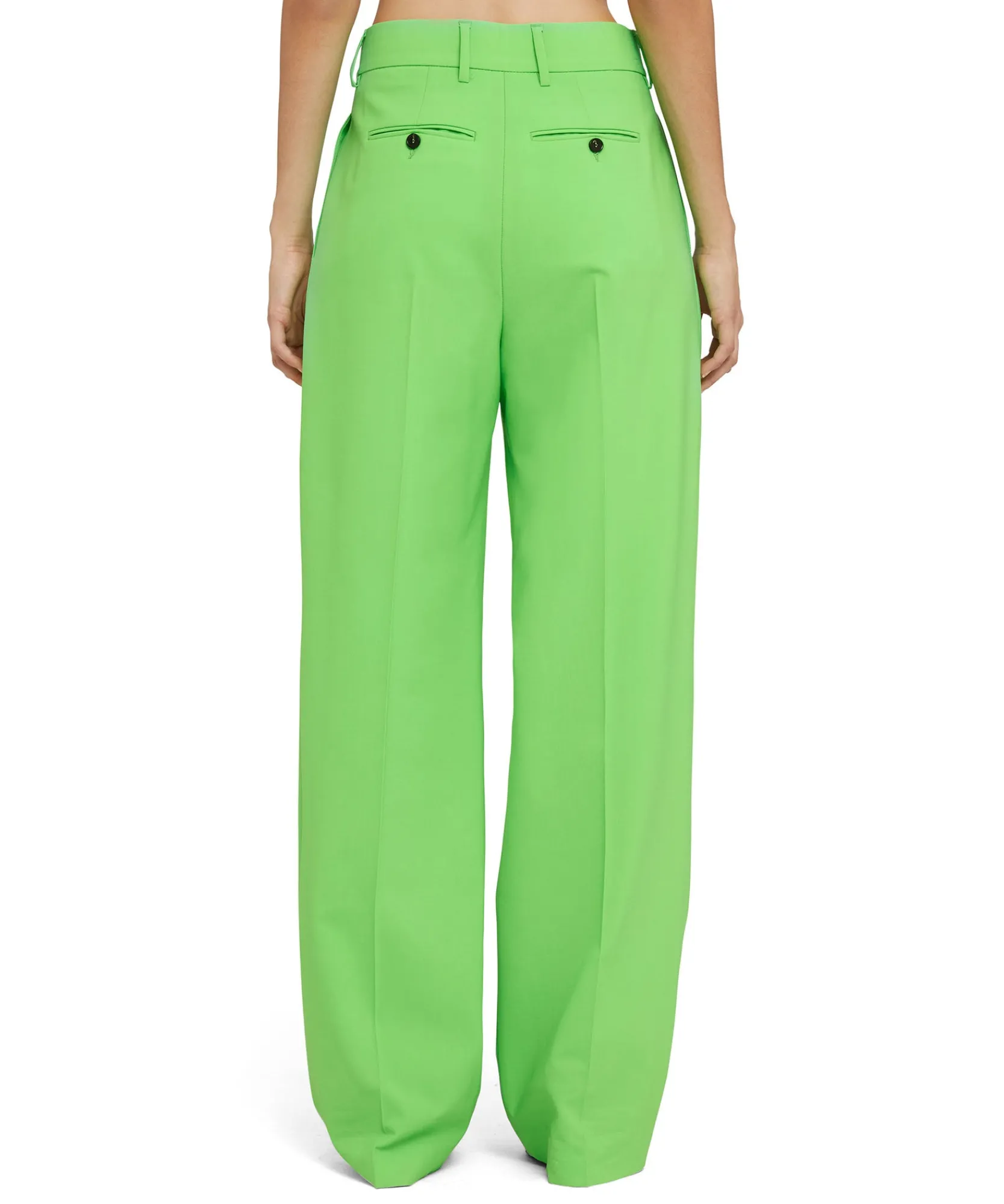 Pantaloni Tailoring A Gamba Dritta In Fresco Lana^MSGM Best