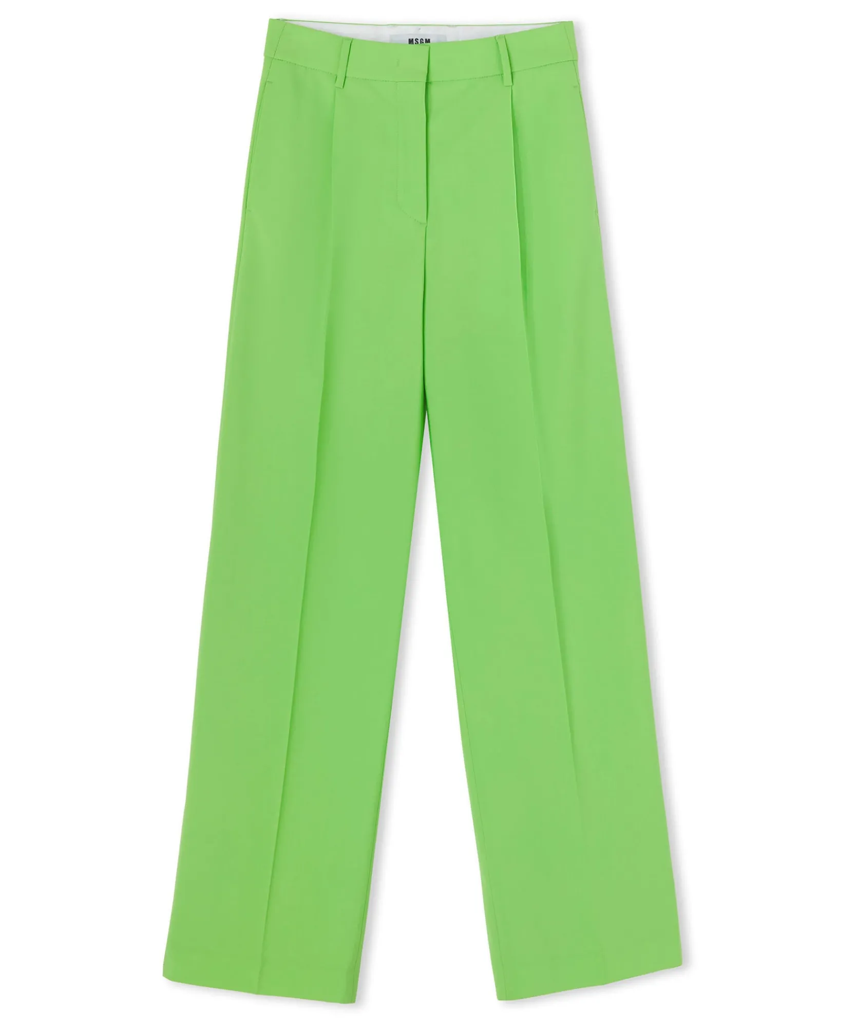 Pantaloni Tailoring A Gamba Dritta In Fresco Lana^MSGM Best