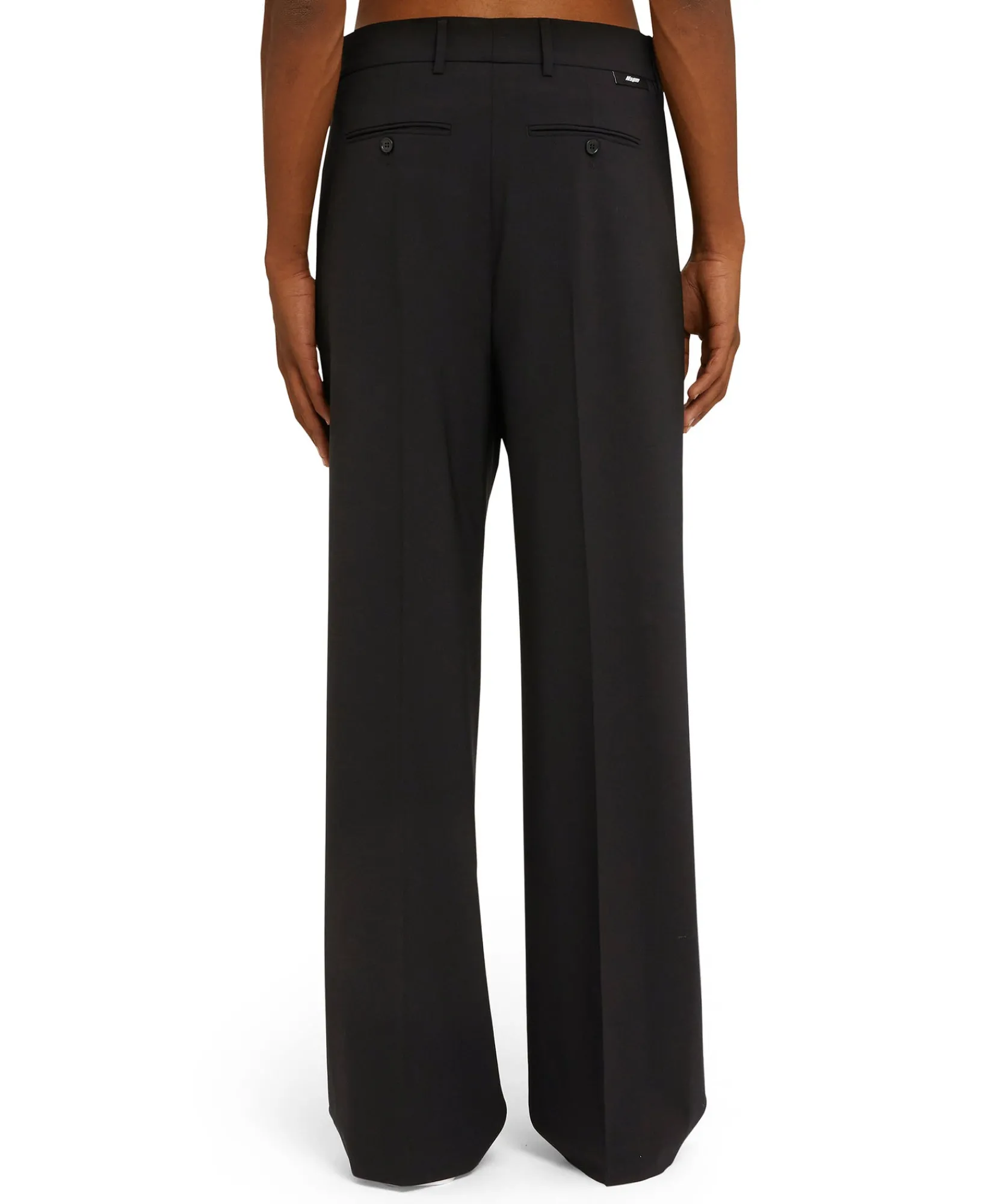 Pantaloni Tailoring A Gamba Dritta In Fresco Lana^MSGM Online