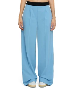 Pantaloni Tailoring A Gamba Dritta In Fresco Lana^MSGM Cheap