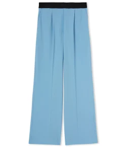 Pantaloni Tailoring A Gamba Dritta In Fresco Lana^MSGM Cheap