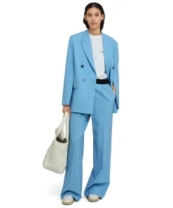 Pantaloni Tailoring A Gamba Dritta In Fresco Lana^MSGM Cheap
