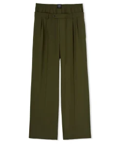 Pantaloni Tailoring Con Boxer Incorporato In Fresco Lana^MSGM Discount