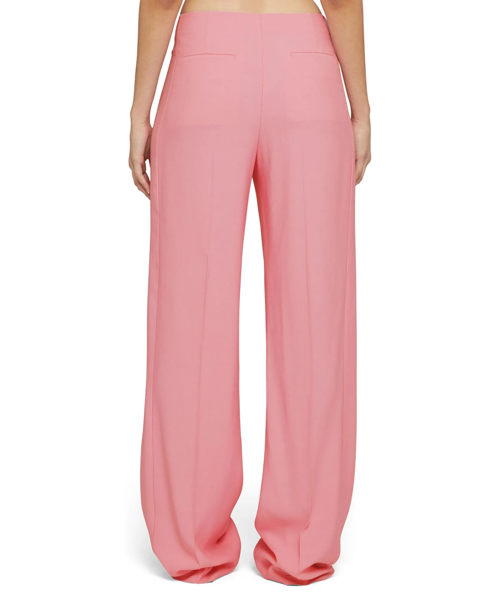 Pantaloni Tailoring Full Length In Viscosa Con Pinces^MSGM Store