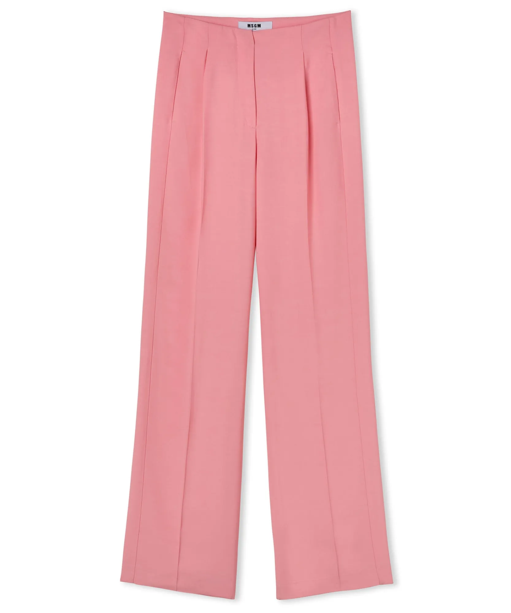 Pantaloni Tailoring Full Length In Viscosa Con Pinces^MSGM Store