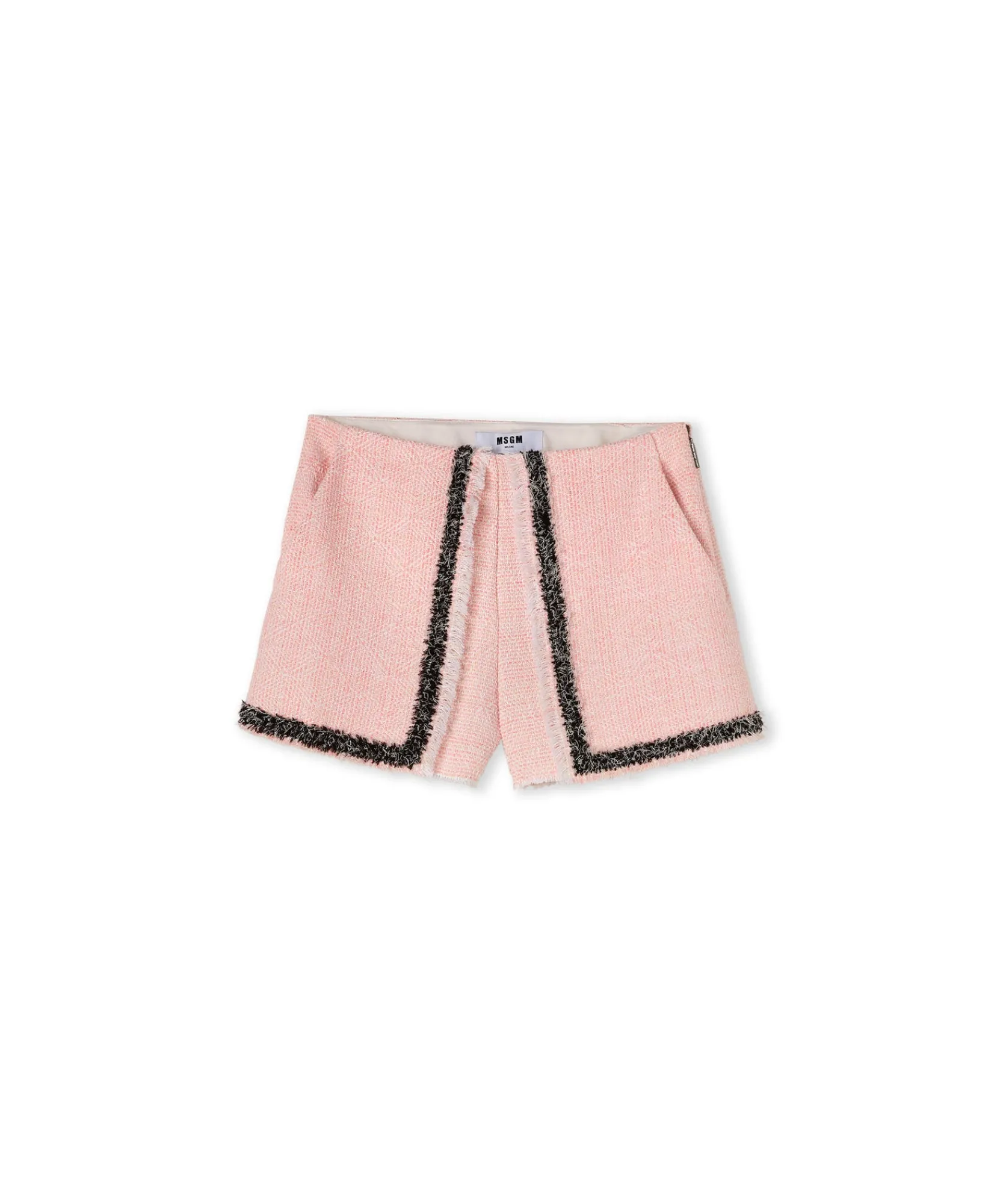 Shorts In Cotone Tweed Con Bordo Trimmed^MSGM Store