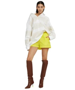 Shorts In Taffeta Tinta Unita^MSGM Fashion
