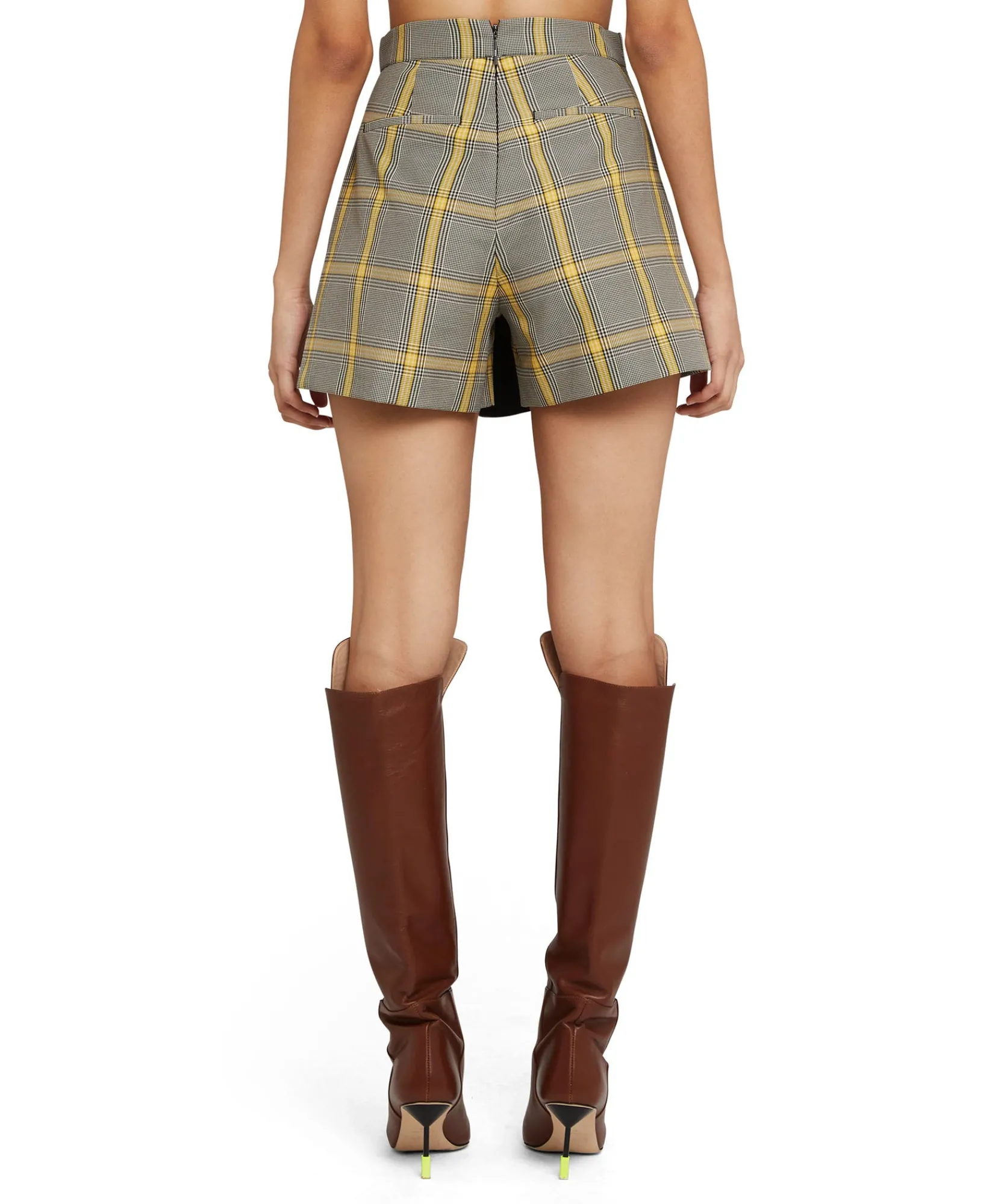 Skort In Prince Of Wales Con Design A Portafoglio^MSGM Hot