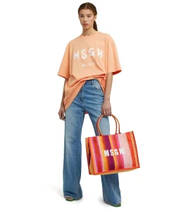 Tote Bag In Cotone