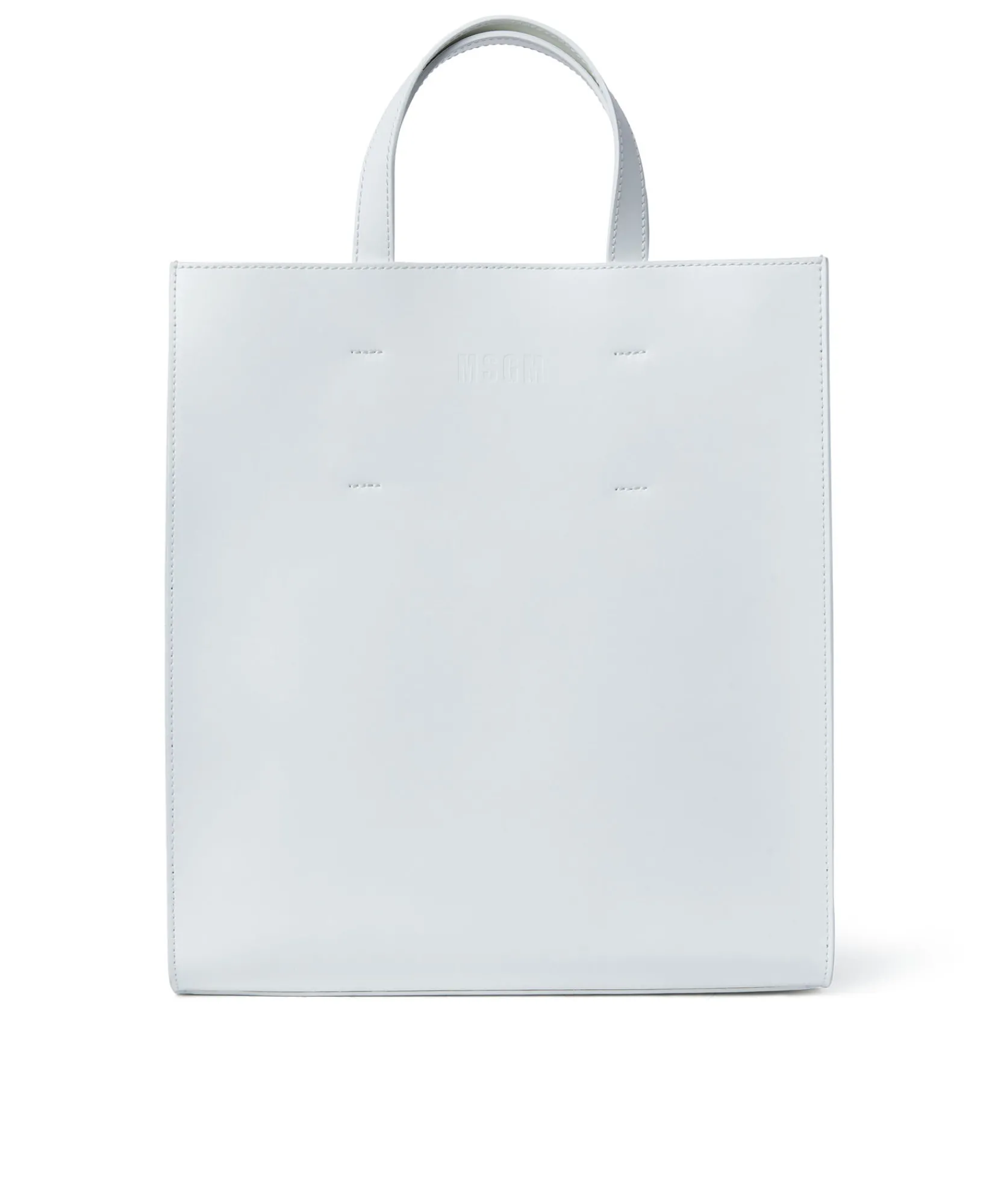 Tote Bag In Ecopelle Con Micrologo Embossed^MSGM Flash Sale