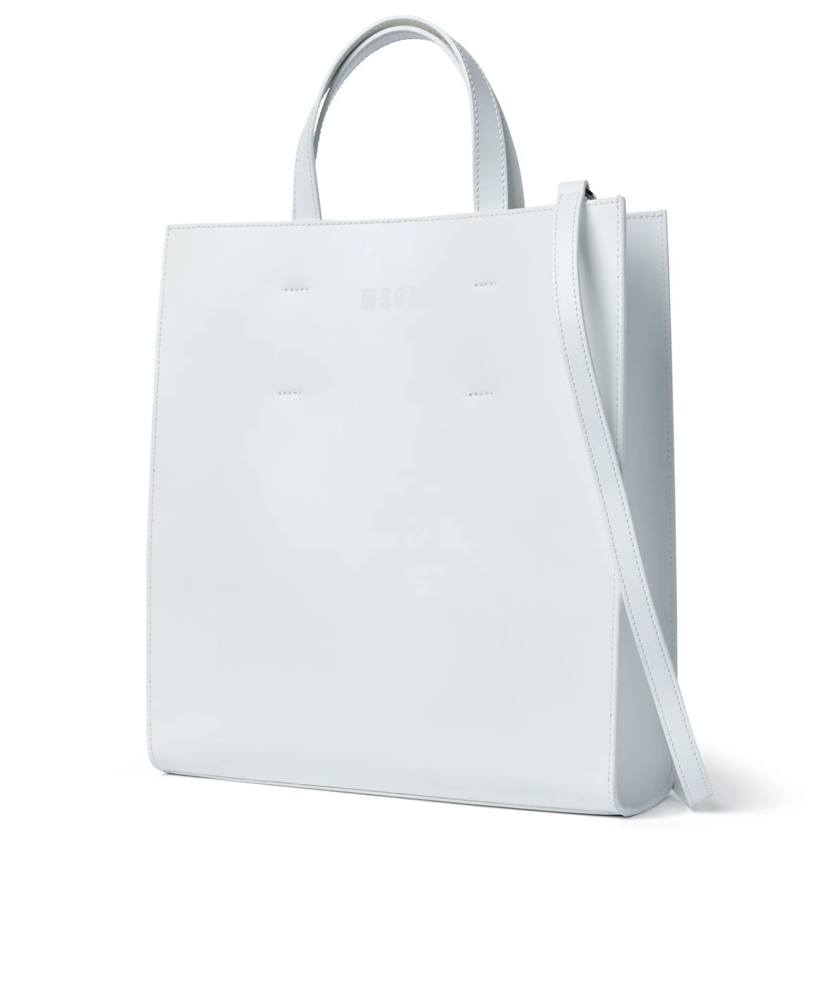 Tote Bag In Ecopelle Con Micrologo Embossed^MSGM Flash Sale