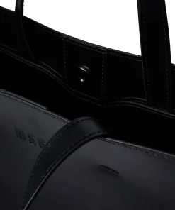 Tote Bag In Ecopelle Con Micrologo Embossed^MSGM Fashion