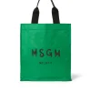 Tote In Nylon Signature Con Logo Pennellato^MSGM Hot