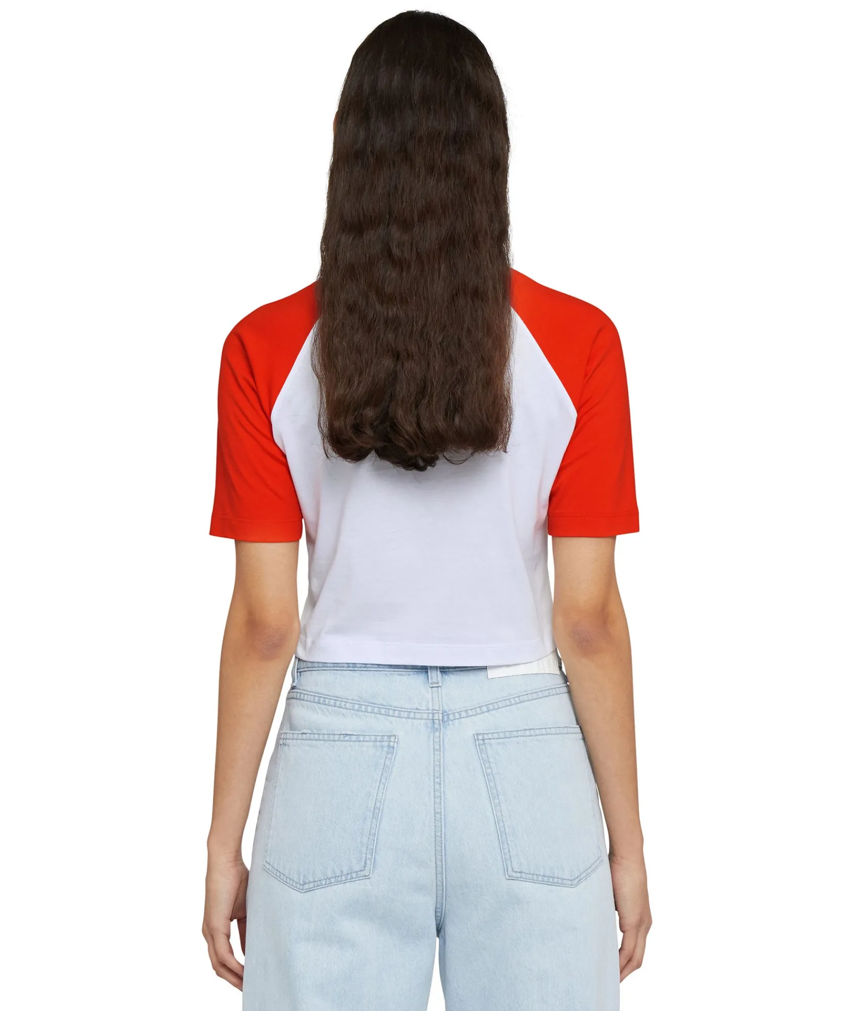 T-Shirt Crop In Cotone Con Stampa "Fun Department"^MSGM New