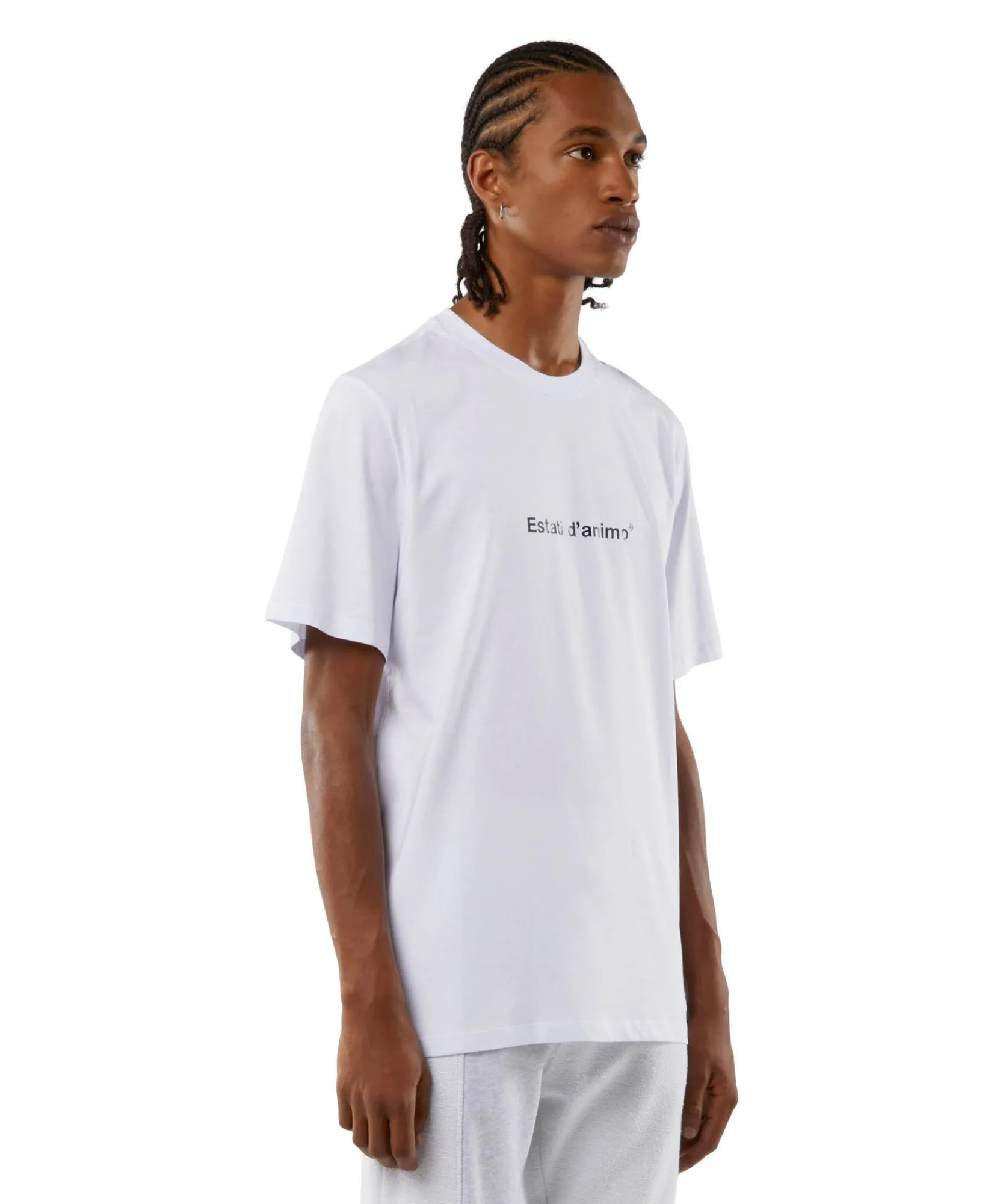 T-Shirt Girocollo Con Quote "Estati D'Animo"^MSGM Cheap