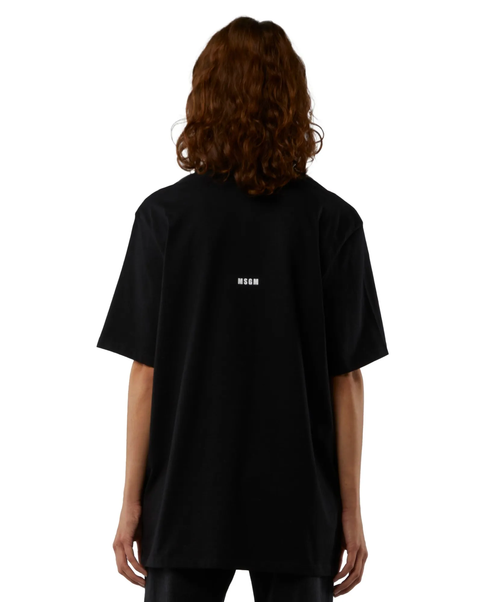 T-Shirt Girocollo Con Quote "Never Look Back It'S All Ahead"^MSGM Discount