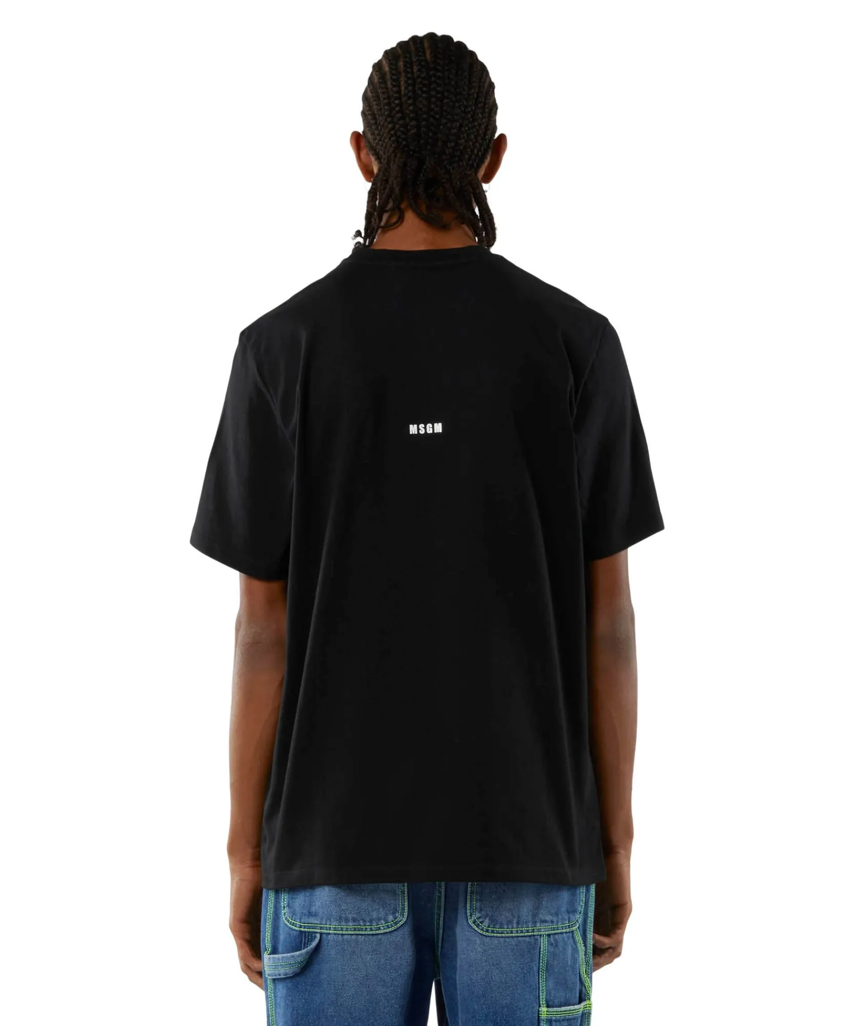 T-Shirt Girocollo Con Quote "Tempo Di Cambiare"^MSGM Fashion