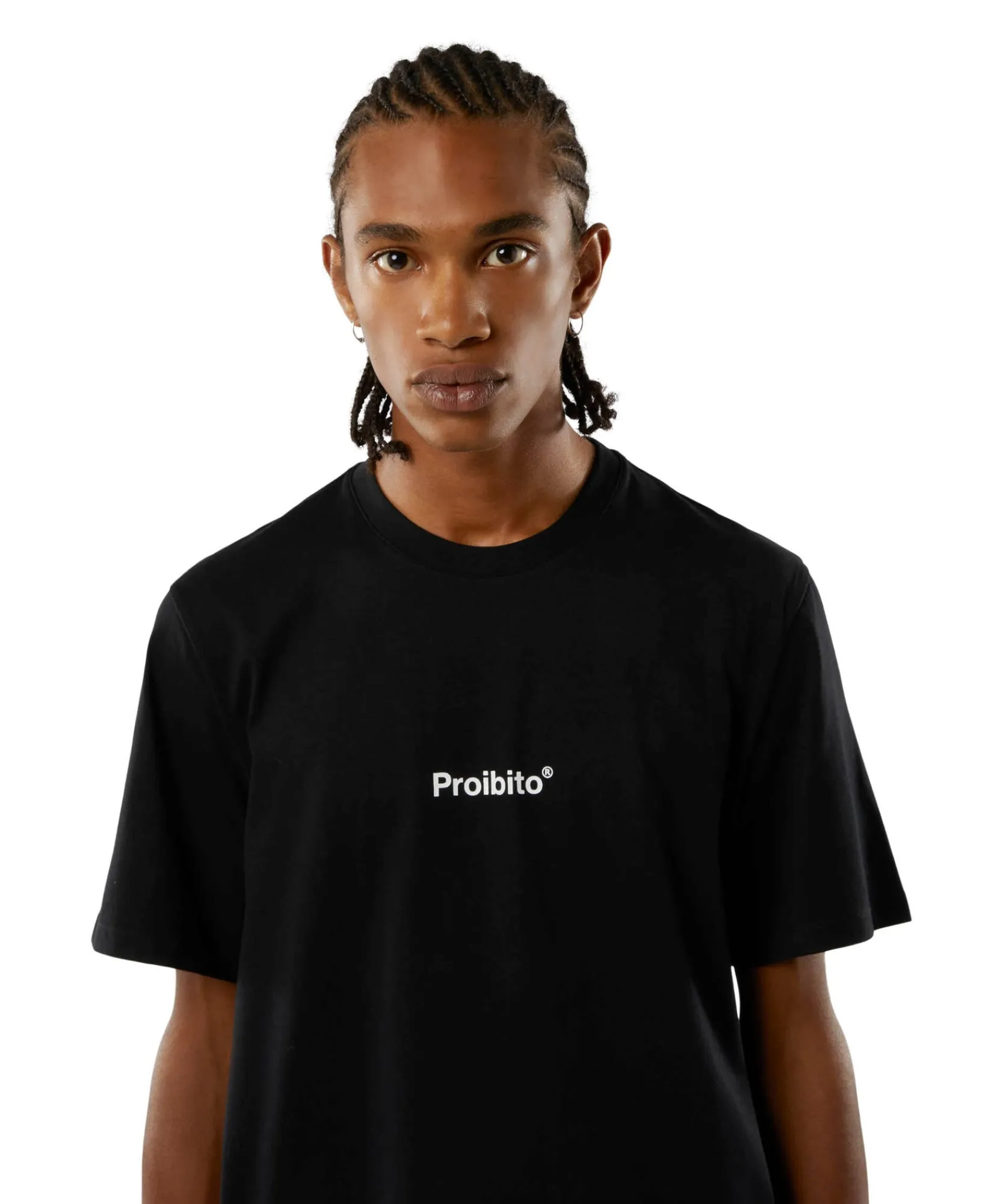 T-Shirt Girocollo Con Quote "Proibito"^MSGM Discount