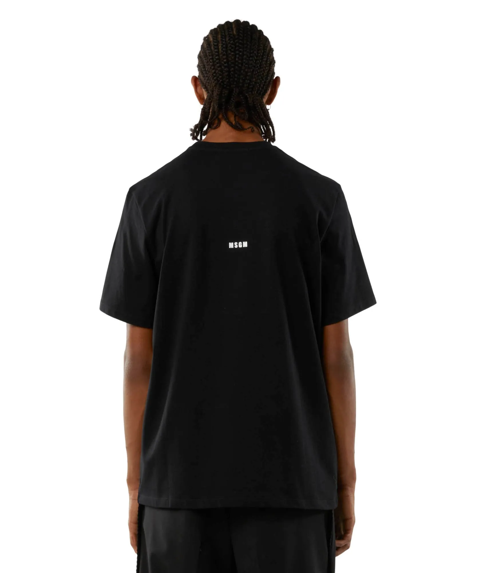 T-Shirt Girocollo Con Quote "Proibito"^MSGM Discount