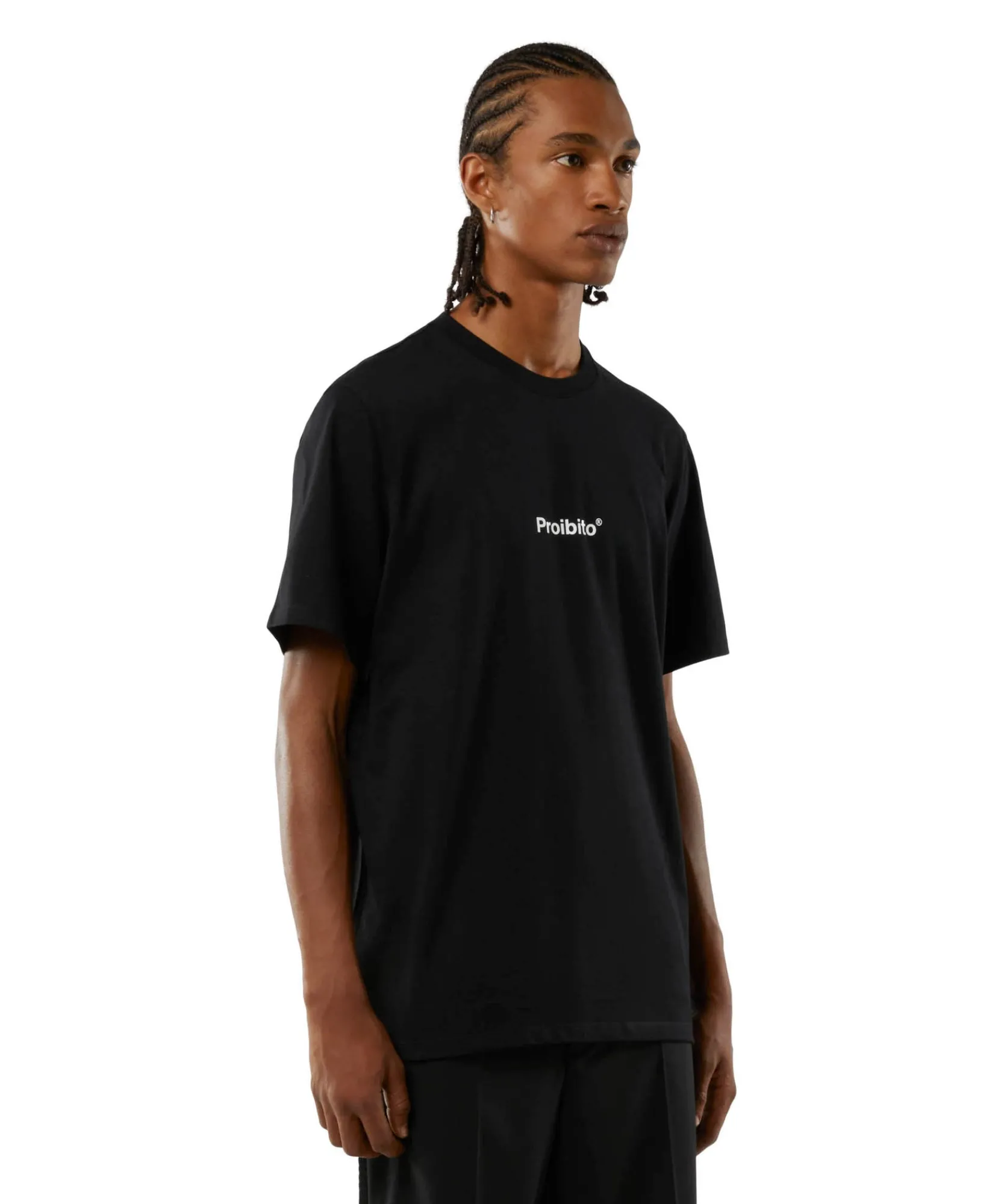 T-Shirt Girocollo Con Quote "Proibito"^MSGM Discount