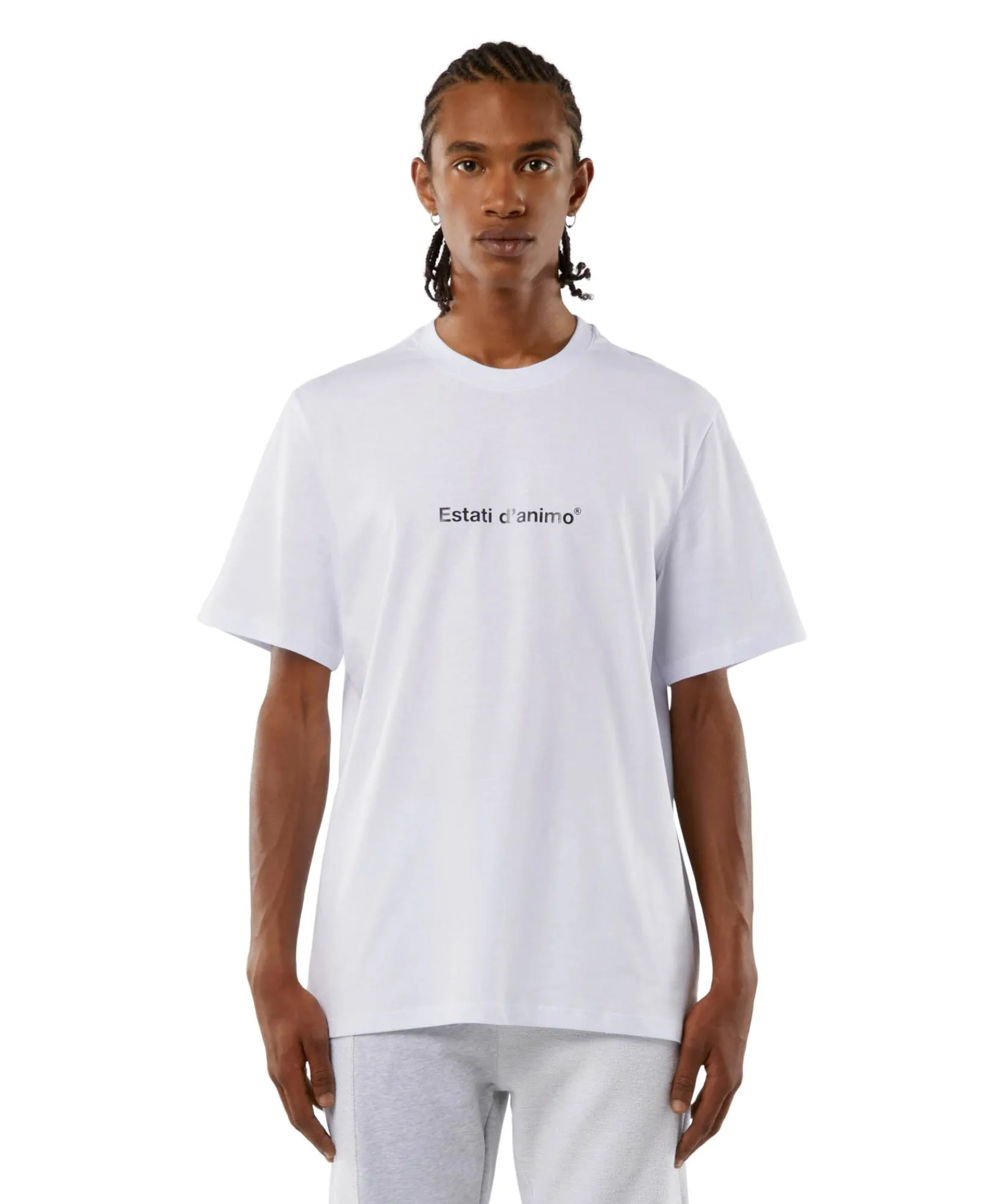 T-Shirt Girocollo Con Quote "Estati D'Animo"^MSGM Cheap