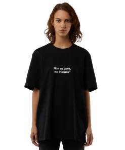 T-Shirt Girocollo Con Quote 