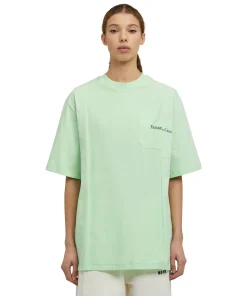T-Shirt Girocollo In Cotone Organico Della Capsule Fantastic Green^MSGM Cheap