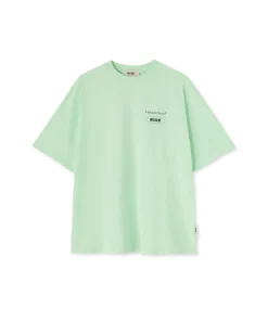 T-Shirt Girocollo In Cotone Organico Della Capsule Fantastic Green^MSGM Fashion
