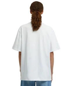 T-Shirt Girocollo In Cotone Con Grafica 