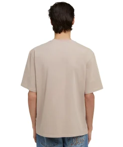 T-Shirt Girocollo In Cotone Organico Della Capsule Fantastic Green^MSGM Hot