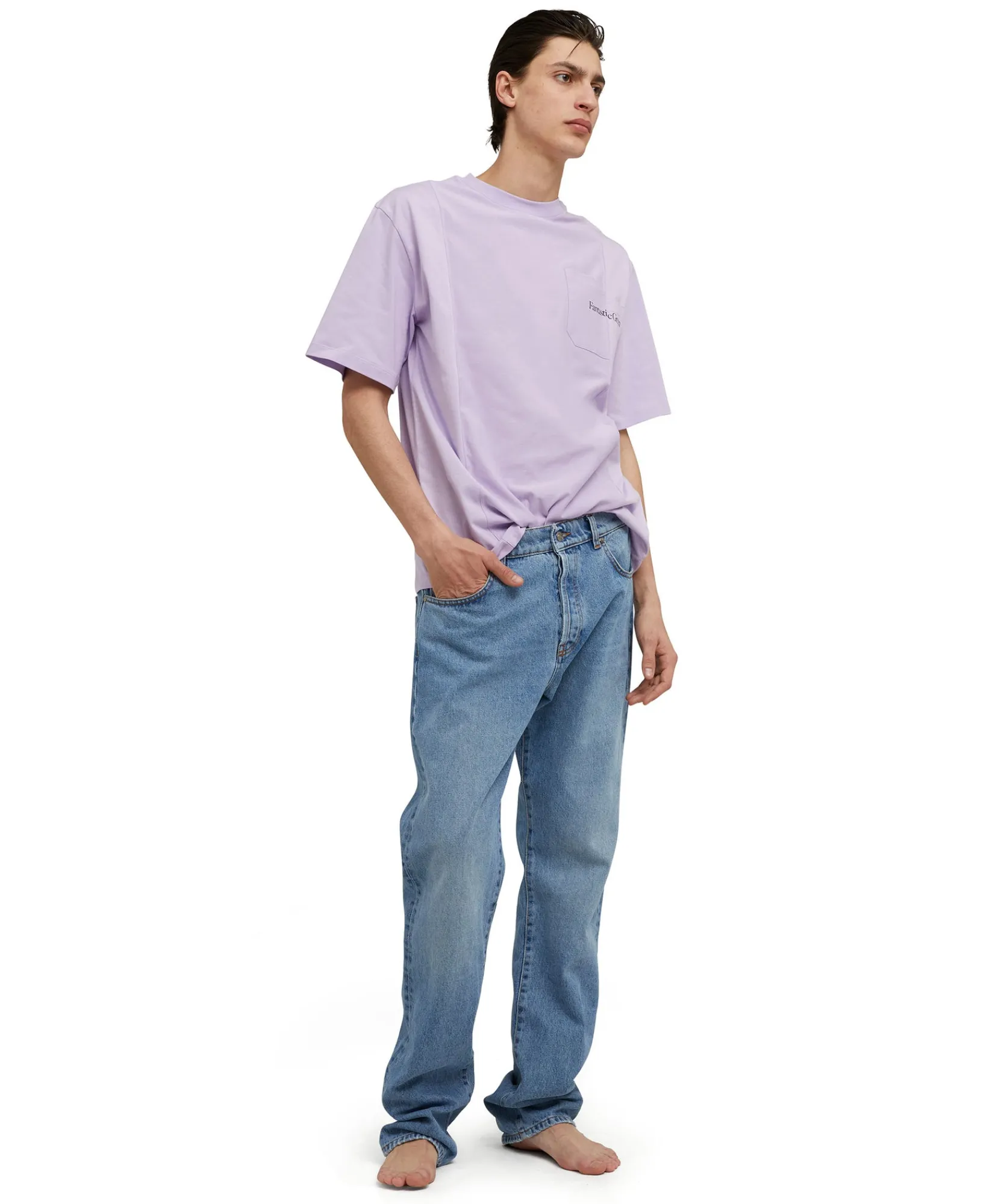 T-Shirt Girocollo In Cotone Organico Della Capsule Fantastic Green^MSGM Best Sale