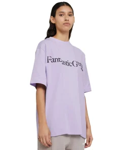 T-Shirt Girocollo In Cotone Organico Della Capsule Fantastic Green^MSGM Sale