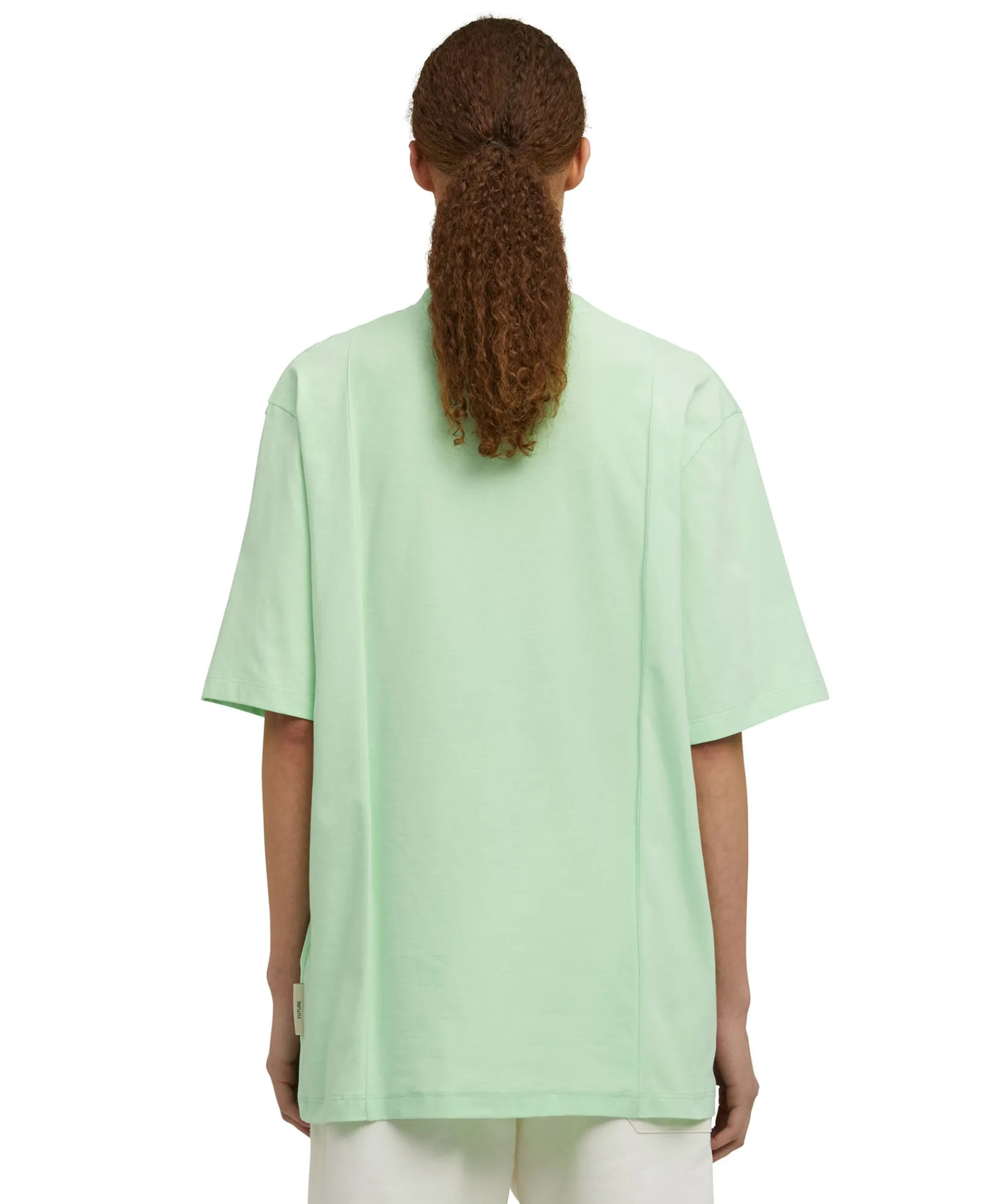 T-Shirt Girocollo In Cotone Organico Della Capsule Fantastic Green^MSGM New