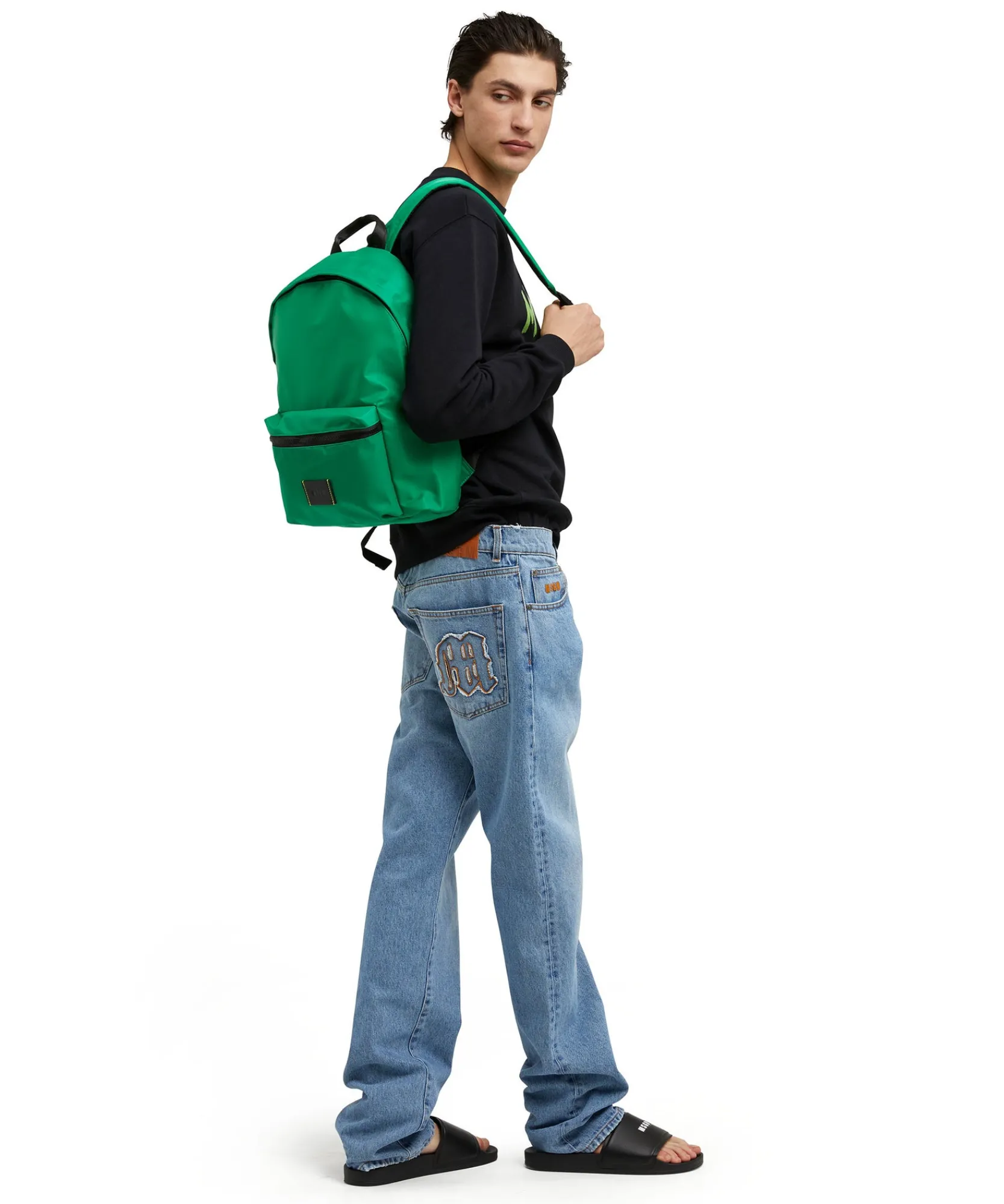 Zaino In Nylon Signature ^MSGM Discount